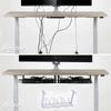 ABS 360mm Tischsteckdose Aufhängehalter Steckdosenleiste Aufbewahrungsregal Festschraubbar Kabelmanagement-Schale für Büros Zuhause Kabel-Organizer