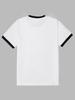 2025 Summer Men's Color Block Casual T-Shirt - European/American Fit