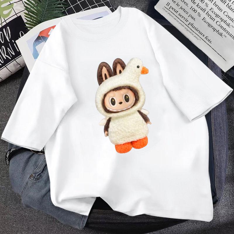 T-shirt Short-sleeved Top Fashion LABUBU Print All-match Unisex