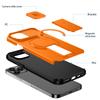 KEYSION Shockproof Magnetic Case for iPhone 11 12 Pro Max Slide Camera Lens Protect Kickstand Wireless Charging Phone Back Cover