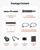 Pulley System, 1 PC LAT and Lift Pulley System, Gym Rack Pulleys Attachment with two Steel Cables, Short Bar, Dual Grip Handles, Cable Machine for