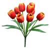 9 Heads Artificial Tulip Bouquet DIY Flower Floral Arrangement Flower Bouquet Realistic Artificial Flowers