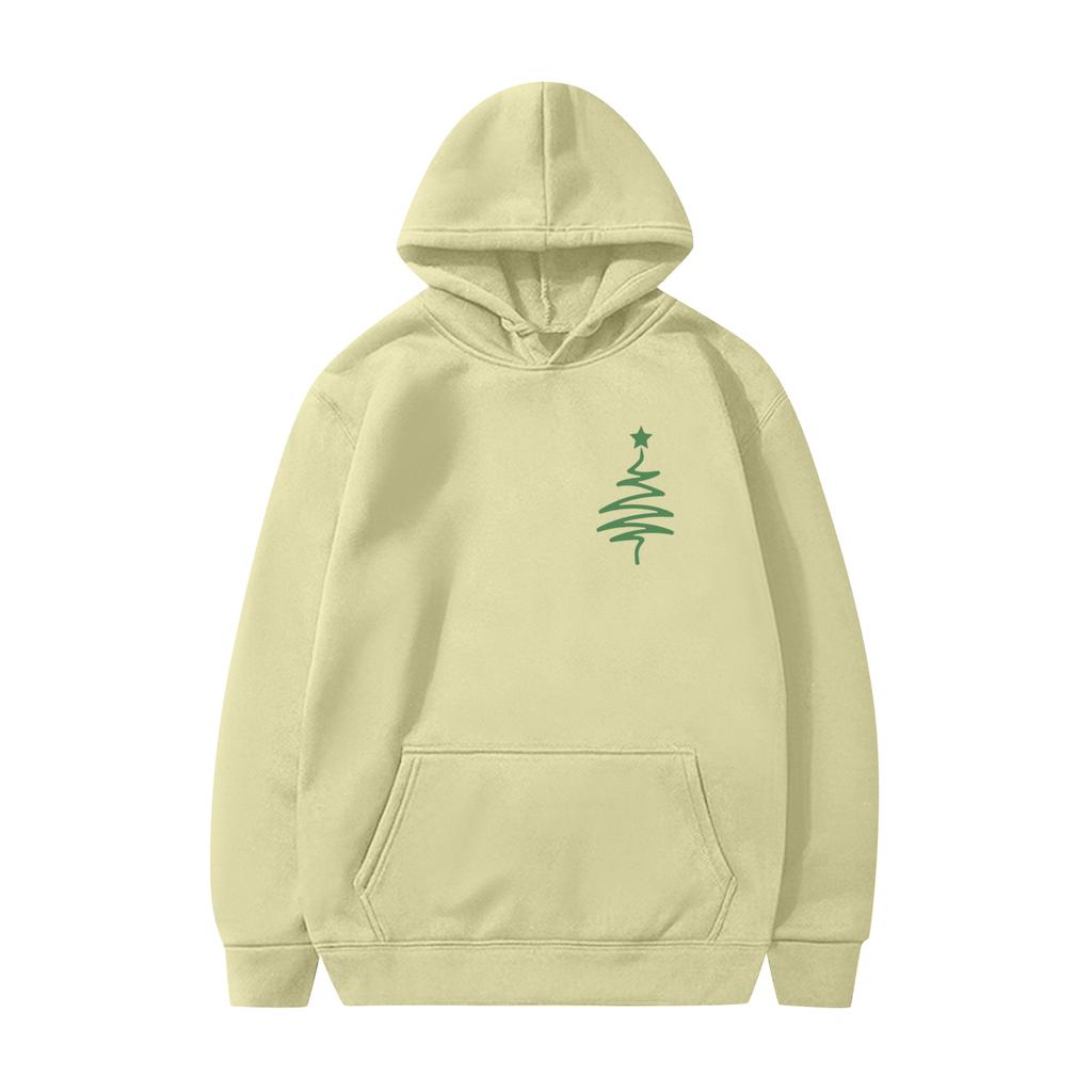 Women's Christmas  Hoodie Funny Cute Christmas Holiday Sweatshirt Pullover