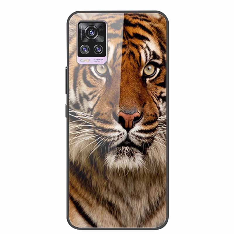 6.44" Tempered Glass Case For Vivo V20 Pro Case V 20 Pro Soft Bumper Hard Back Cover For Vivo V20 Pro 2020 Phone Case Coque Para