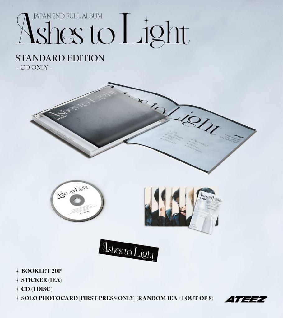 Ashes To Light Regular Edition Japan Full Album ATEEZ