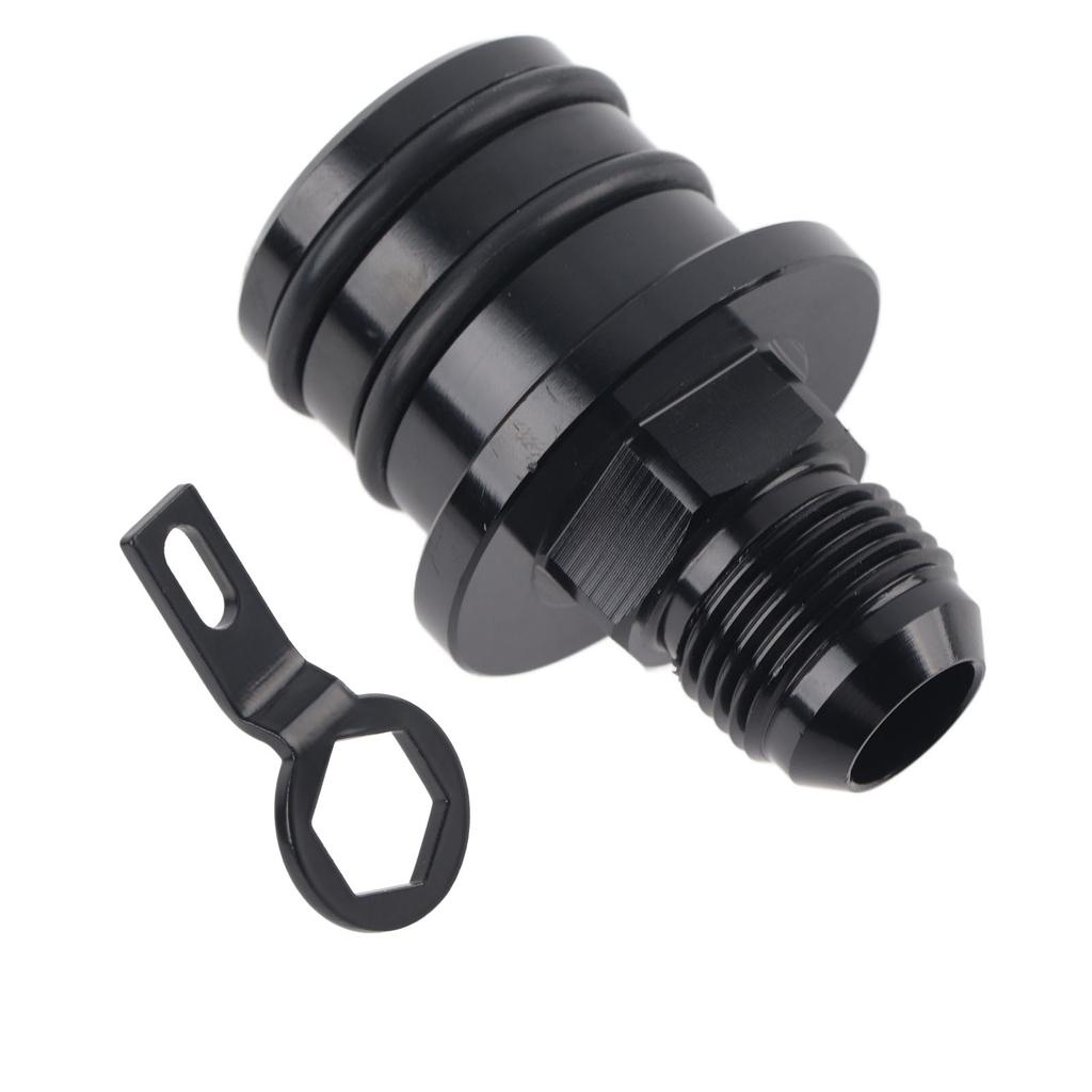 10AN Breather Fitting Adapter Black Aluminium Alloy Lightweight for Oil Catch Can B16 B18 B20