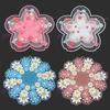 Silicone World 1 ks Podložky pod hrnky Sakura Daisy PVC Měkké podložky Podložka pod misku Podložka pod hrnec Podložka pod talíř Tepelná izolace Prostírání na jídelní stůl