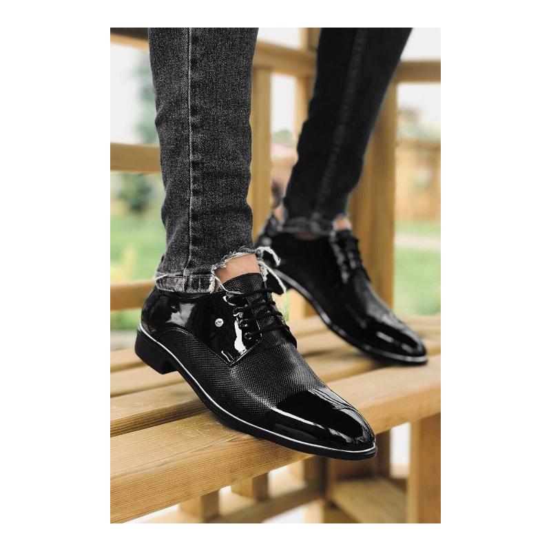 

Мужская повседневная классическая повседневная обувь Muggo Stockholm Guaranteed BLACK