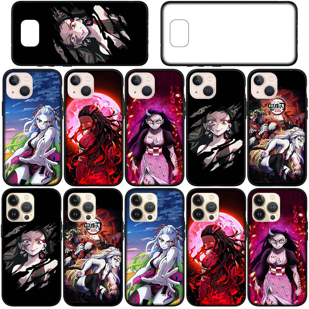 Cover for iPhone 17 16 15 Xiaomi Poco Redmi Note 14 13 12 11 Pro Max 9 16e Samsung Galaxy S25 S24 S23 OPPO Huawei Demon Slayer Daki Gyutaro Phone Case