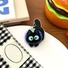 Acrylic Bag Closures with Black Character Artwork, Set of 8 Small Pieces for Kitchen Storage, Treat Bags, Seasoning Packets, and Drawer Order