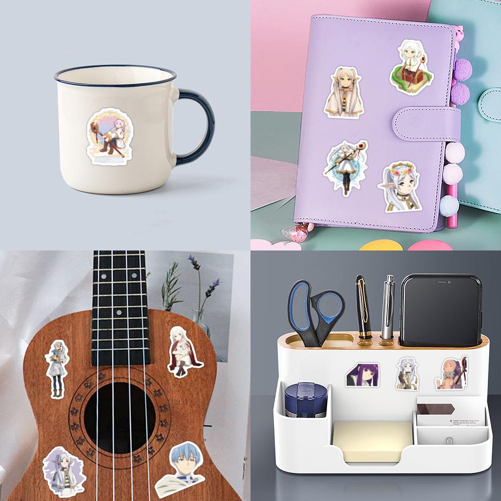 50 New Japanese Comics The Funeral of Florian Graffiti Stickers Decorative Notebook Stickers