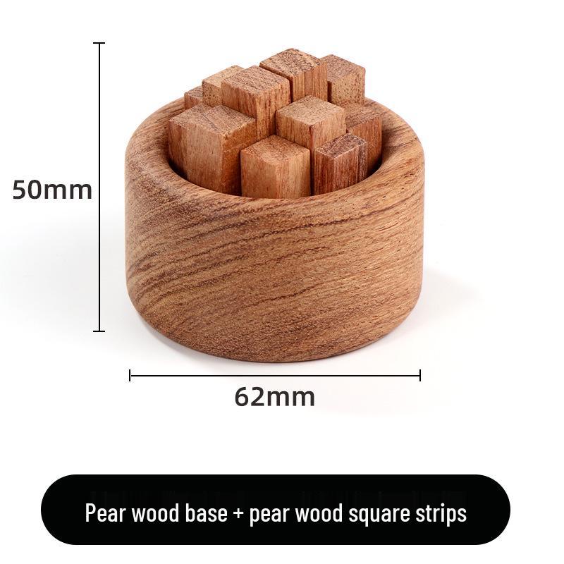 Black Walnut Planet Diffuser: Wooden Aromatherapy Ornament for Car and Home