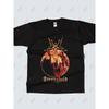 Summoning Stronghold Black Metal T-Shirt | Crew Neck, Slight Stretch Fabric, Regular Fit, Casual Style, Print Pattern, Perfect for Men