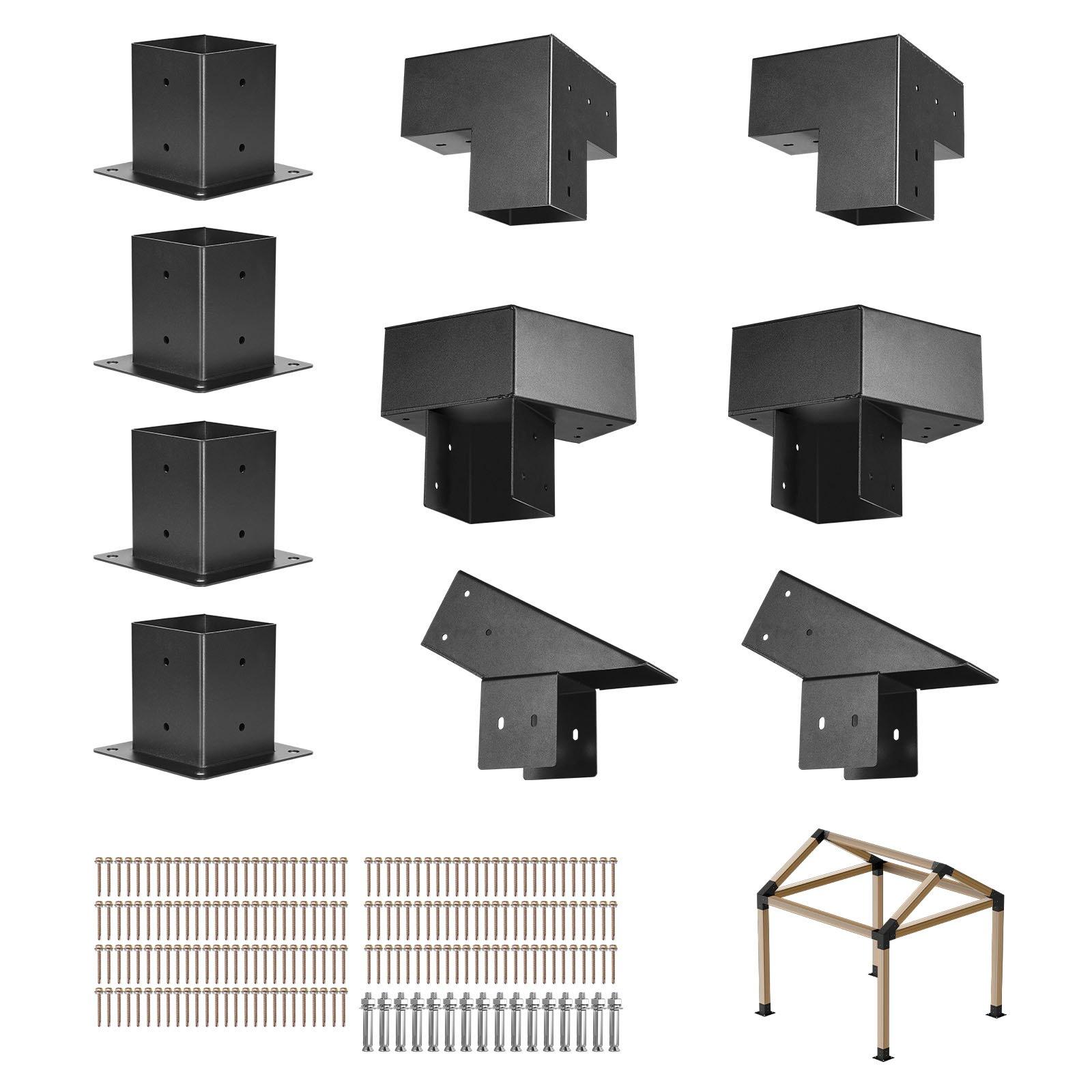 VEVOR Pergolas Komplekts, 4x4 collu smaila