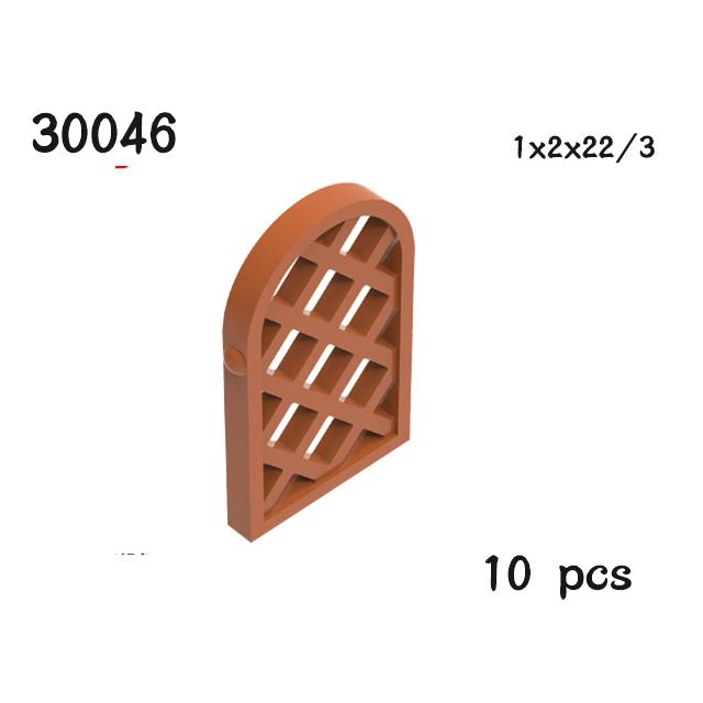 

Non-Toxic 10Pcs Assembles Particles 30044 30046 1X2X22/3 Bricks Building Blocks Diy Education Assembly Parts Toys For Children Gifts