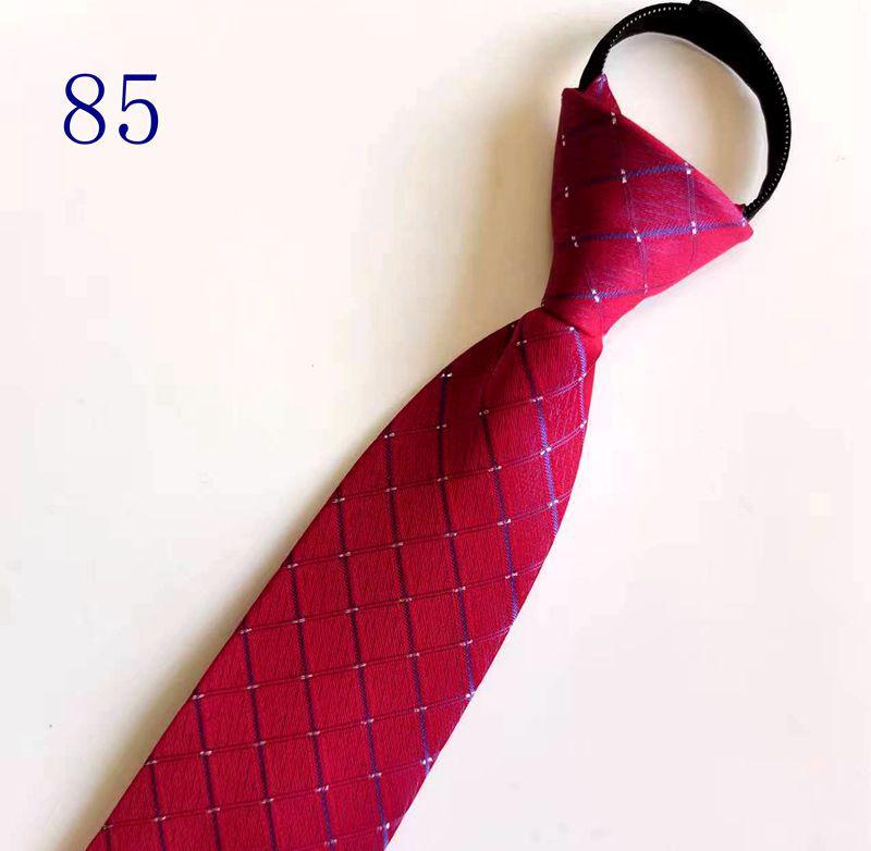 Heren Ritsstropdas Bruidegom Bruiloft Rood 8Cm Jurk Zakelijk Zwart Knoopvrij Lui Gemakkelijk Aan te Trekken Blauw beige