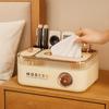 Dustproof Tissue Box Waterproof Cosmetic Organizer Multifunctional Remote Control Storage  Bedroom