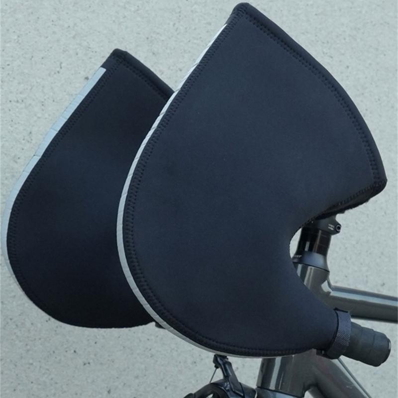 1 Pair Windproof Biking Gloves Thicken Handlebars Gauntlets Handlebars Muffs Winter Hand Muffs Handlebars Thermals Glove