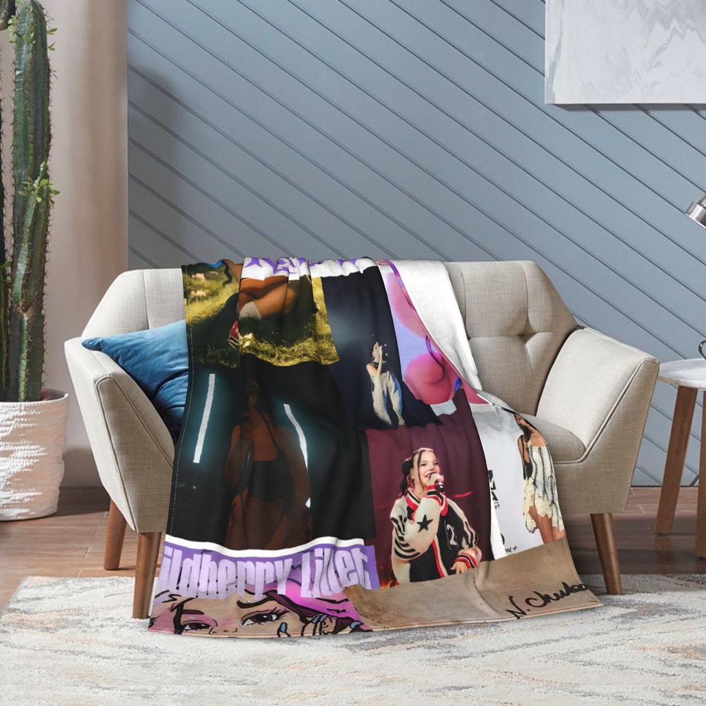 Nina Chuba Sänger Accessoires Decke Gemütlich Weich Überwurfdecken für Wohnzimmer 50x60 Zoll Mehrere Größen Tagesdecke