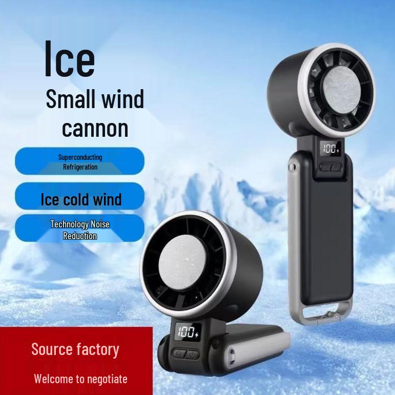 USB Rechargeable 5-Speed Turbo Neck Fan with Ice Pack - Foldable, High-Speed, and Perfect for Outdoors. N612 Fan (White with Ice Pad)