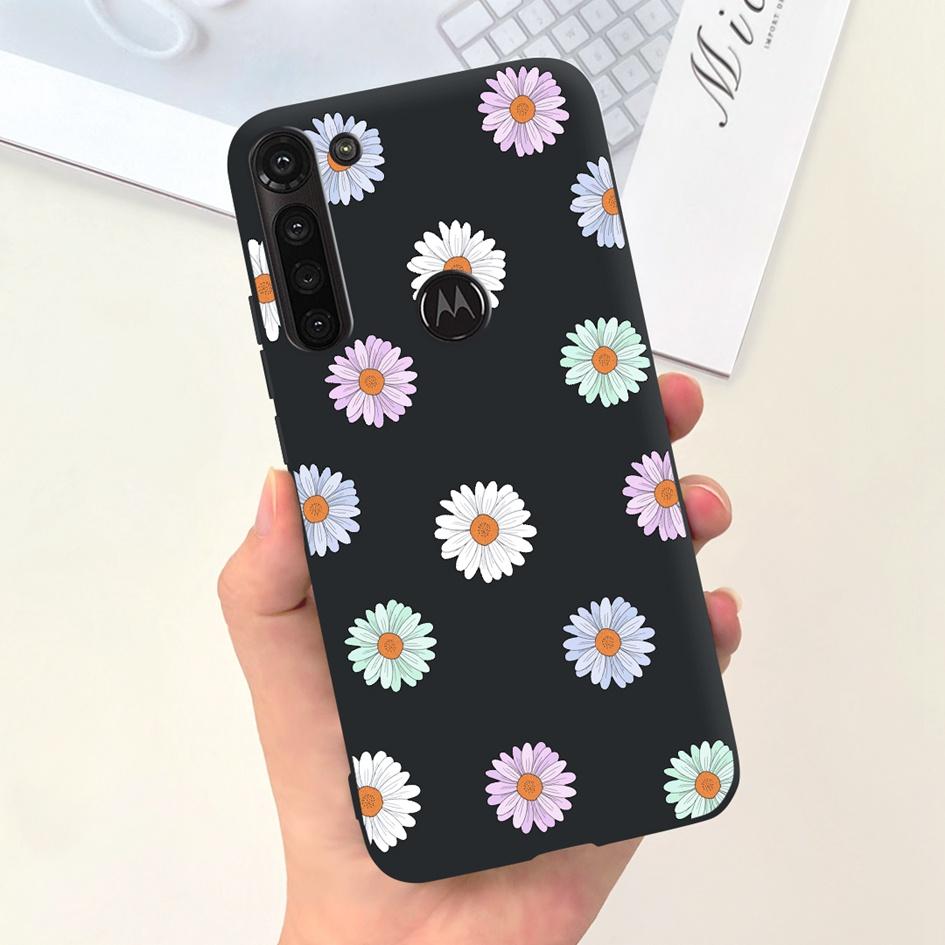 For Motorola Moto G8 Power Case XT2041-1 XT2041-3 Cover Fashion Marble Flower Soft Slim Phone Funda For Moto G 8 G8 Power Bumper