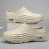 Chef Shoes For Men Kitchen Working Soft Rubber Sandals Garden Shoes Clogs Big Size 47 48 49
