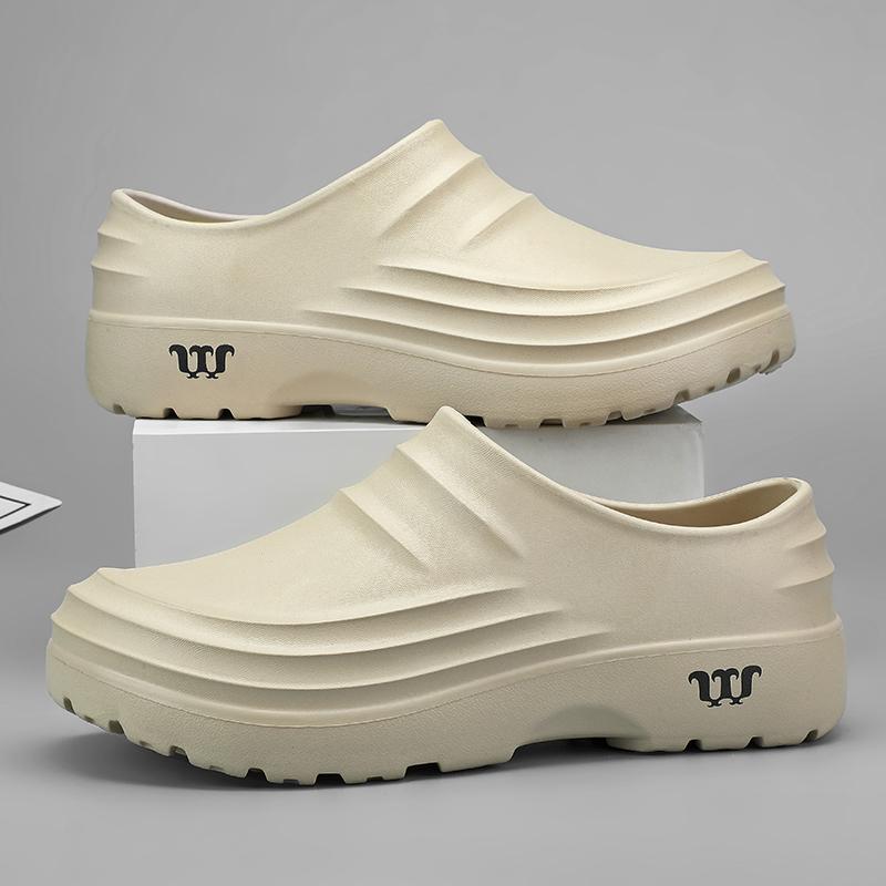 Chef Shoes For Men Kitchen Working Soft Rubber Sandals Garden Shoes Clogs Big Size 47 48 49