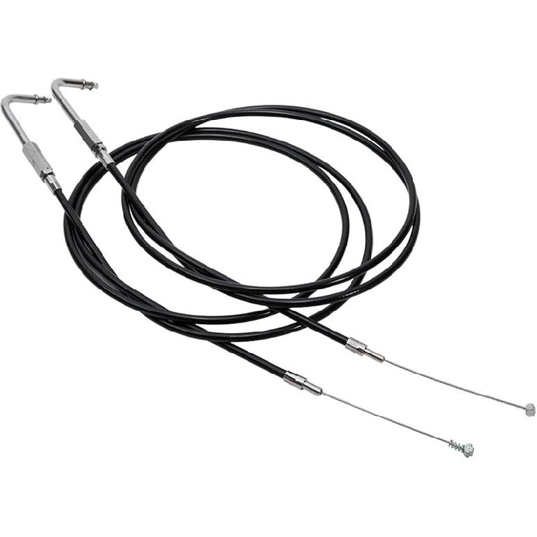 SLMOTO 80CM Black Motorcycle Throttle Cable Fit for Harley Sportster XL883 XL1200