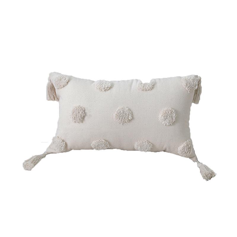 

Чехол для подушки с кисточками, стеганый, для гостиной, дивана, кровати, подушка для поясницы, подушка, украшение для отеля, кровати и завтрака