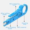 3pcs black/blue/yellow portable wire stripping pliers small wire stripping knife wire cutting tool network cable crimping pliers