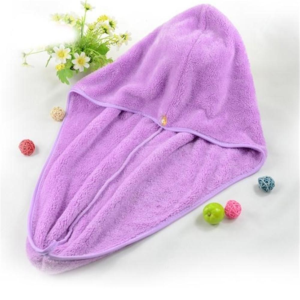 Quick Hair Dry Microfiber Towel Hair Magic Drying Turban Wrap Hat  Spa Home Bathing Hair Dry