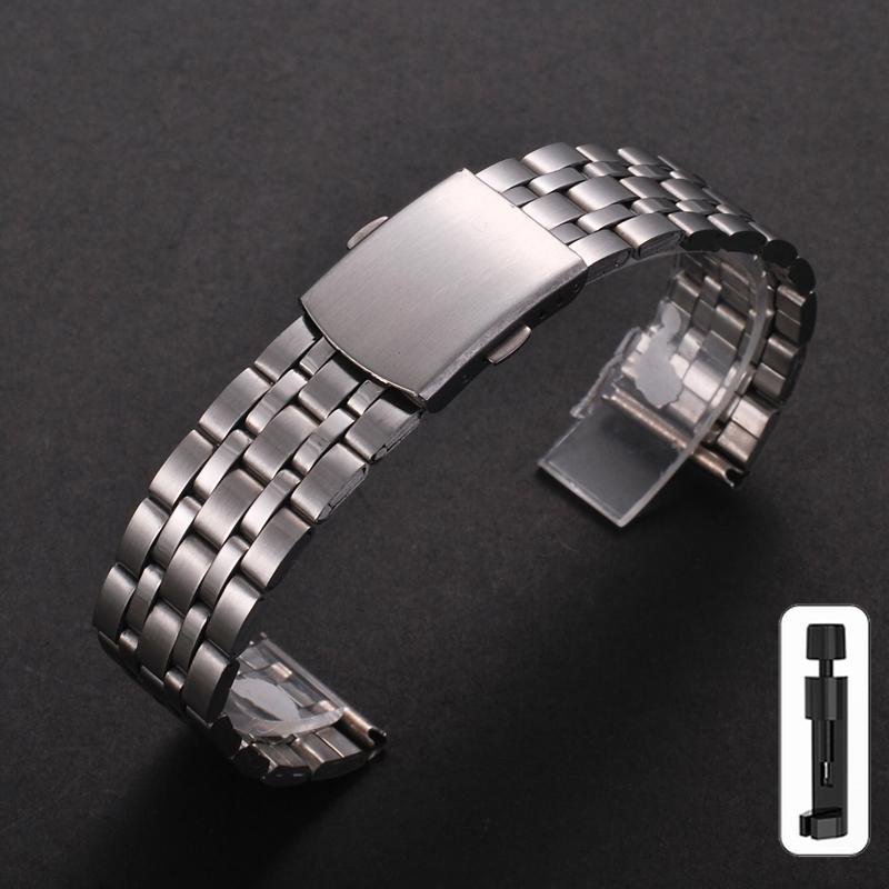 18mm 22mm 20mm Stainless Steel Strap for Samsung Galaxy Watch 3 45mm 46mm Active 2 S3 Band for Huawei GT2/3 Amazfit Bip Bracelet
