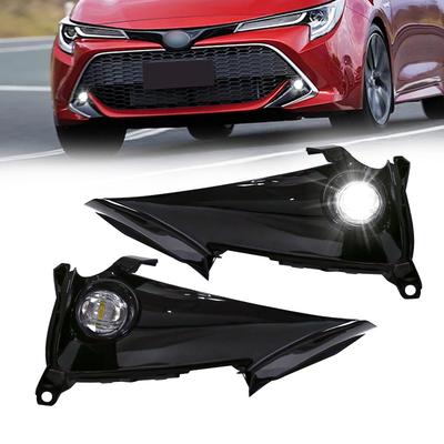 Led DRL Daytime Running Lamp Fog Light for Toyota Corolla Hatchback    4 Doors Wires Switch Relay Waterproof