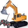 Jucărie pentru copii, din aliaj, cu telecomandă, excavator - Model electric de simulare