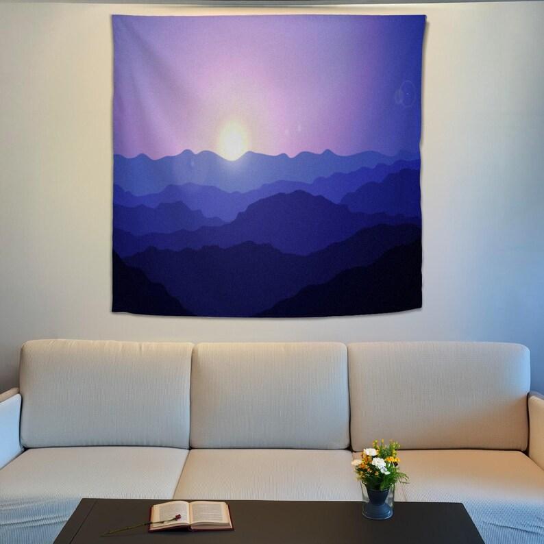 sunrise tapestry 75x100 чёрный