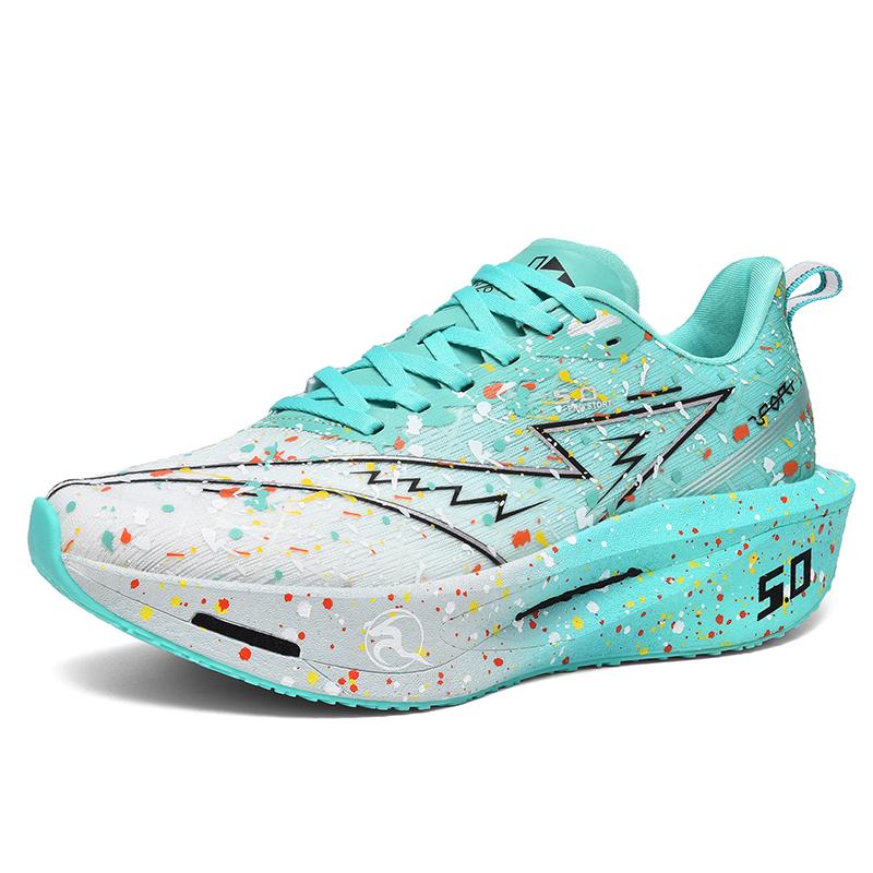 Neue Unisex Marathon Leuchtende Laufschuhe Hohe Qualität Straßen-Joggingschuhe Leichte Komfort-Sneaker Mesh Atmungsaktive Trainer