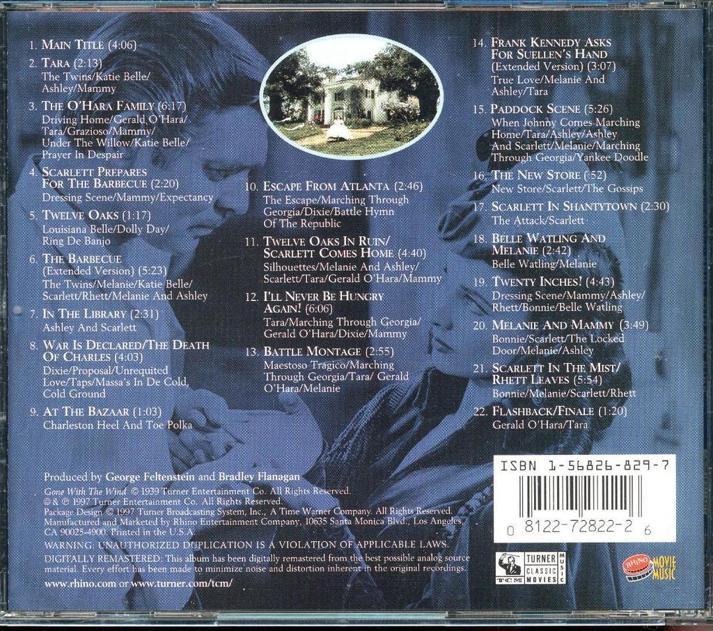 [USED] Gone With The Wind (TURNER R2 72822)