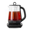 Iris Ohyama Electric Kettle, Glass Type, 1.5L, 9-level Temperature Adjustment, Heat Retention Setting, Auto-off After Boiling, Cleanable Filter, Tea S