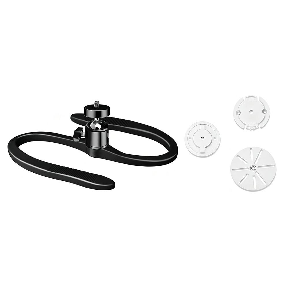 Compact Flexible Clamp Mount for TP-Link For Tapo C200 C210 C220 C201 C202 C211 C212 C222 C230 Home Security Cameras чёрный