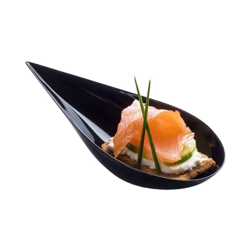 100 Pieces Disposable Plastic Serving Bowls Dessert Bowls Salad Bar Buffet Containers Serving Bowls 3 Colors for Candy 1 чёрный