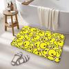 Yellow Duck Cartoon Pattern Floor Carpet Nordic Style Home Doormat Bathroom-Toilet Mats Bedroom Bedside Mats