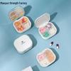 Compact, Moisture-Proof Pill Box for Daily Medication - 3 Times a Day, 7-Day Organizer