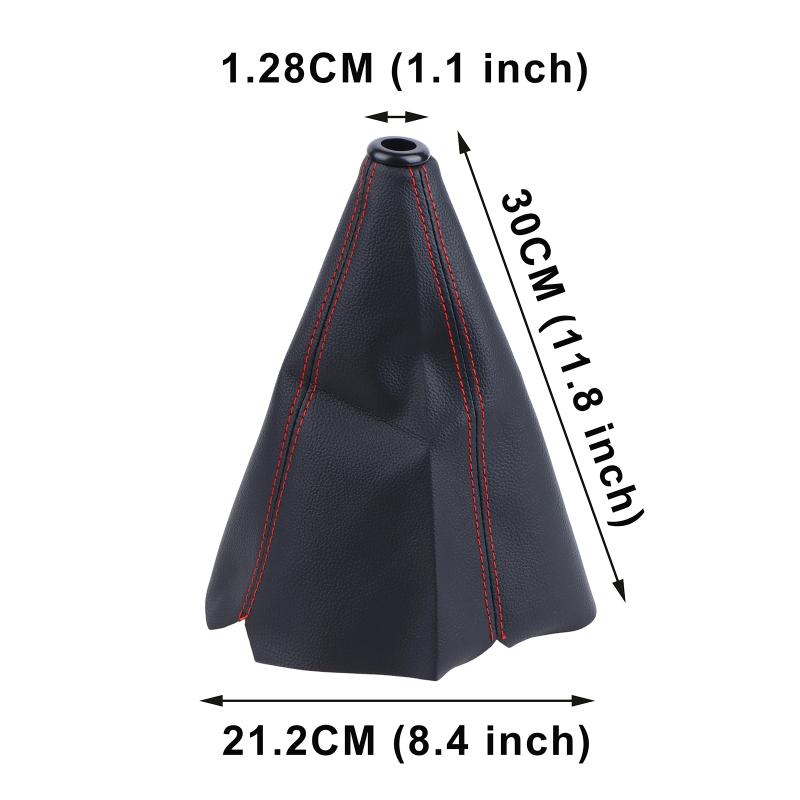 Multiple Styles Universal Pu Leather Car Gear Shift Collars Auto Manual Stick Shifter Knob Boot Cover Gaiter Accessories