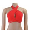 Top Corto Monocolore da Donna Y2k Sexy Senza Schiena Scollo all'Americana Senza Maniche Cut Out Benda Streetwear Abbigliamento Donna Maglietta Slim Fit 25760