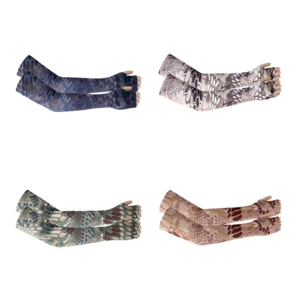 For Women For Men Ice Silk sleeve Cooling Sleeves Sun Protection Sleeves Camouflage Arm Sleeves
