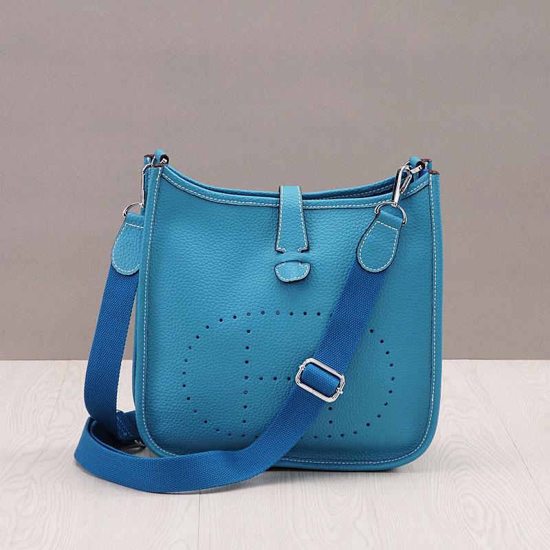 2024 m. moteriškas „Hlow Punch“ natūralios odos krepšys ant pečių