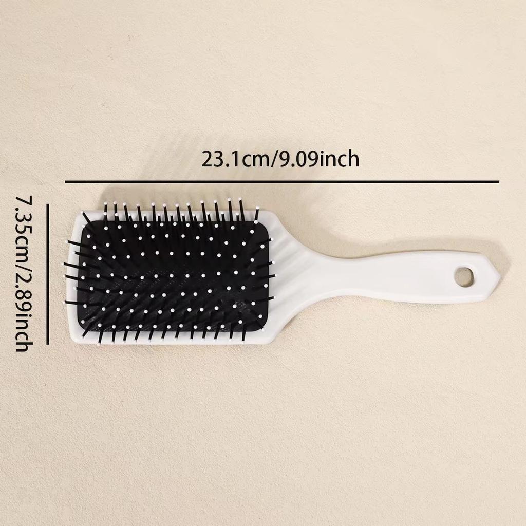 1pc KPOP Music Themed Air Cushion Hair Comb - Anti-static, ABS Plastic Handle and Nylon Bristles, Special for Real Hair Wigs