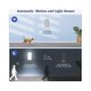 Auto LED [2 Pack], 12 LED USB Rechargeable Closet Night Lights with Motion Sensor Magnetic Adhesive Tape, 3 Modes (Auto/On/Off)