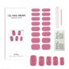 Semi Cured Gel Nail Strips Long Lasting Nail Polish Strips Salon Gel Nail Sticker Nail Art Wrap Decoration for Women