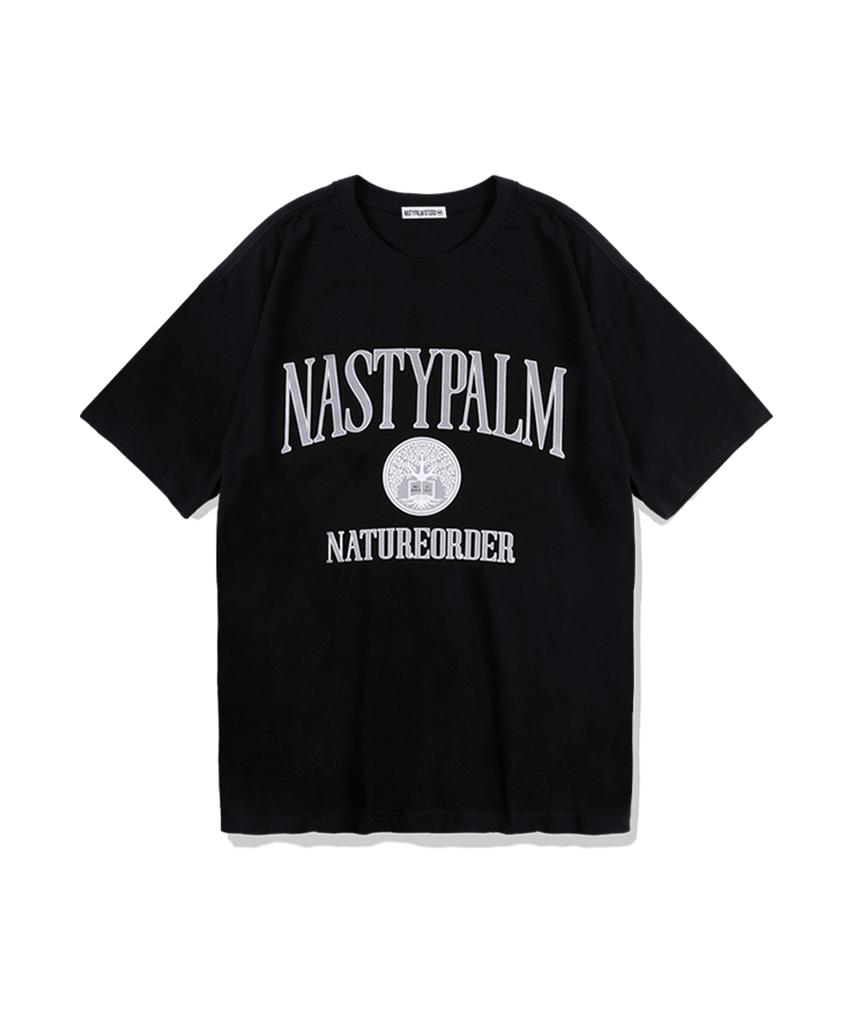 NP STUDIO Nature Other Logo T-Shirt Black